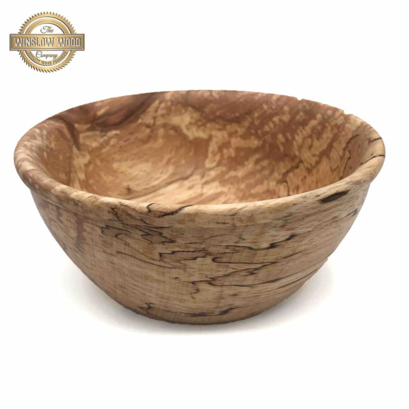 English Spalted Beach Bowl