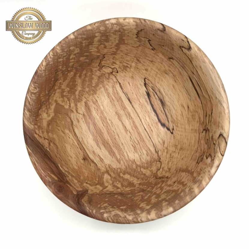 English Spalted Beach Bowl - Image 3