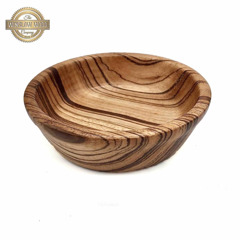 Exotic Zebrano Bowl