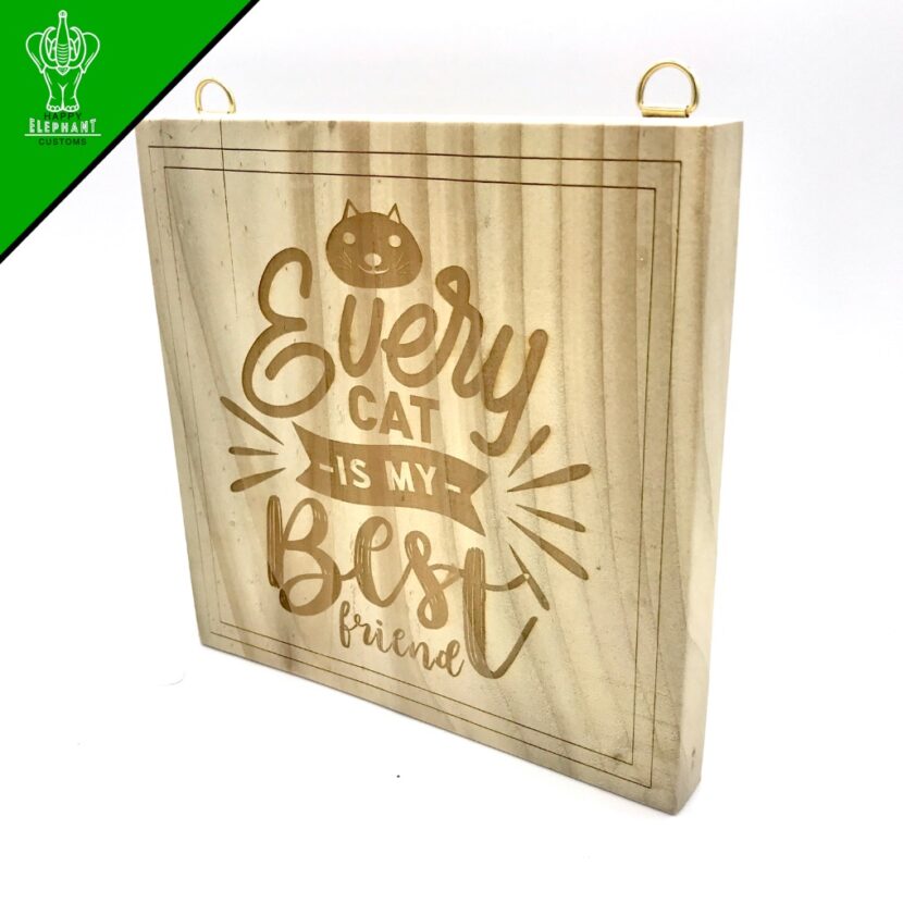 Every Cat Is My Best Friend - Square Hanging Sign for cat lovers - Image 5